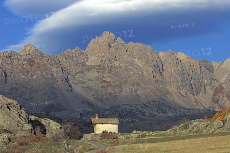 Névache, chapelle Sainte-Barbe, Vallée de la Clarée, Hautes-Alpes