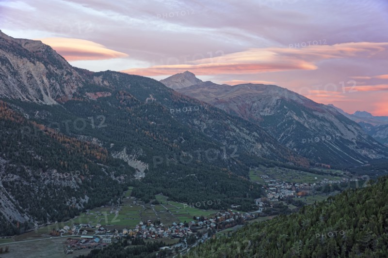 Névache en automne, Vallée de la Clarée, Hautes-Alpes