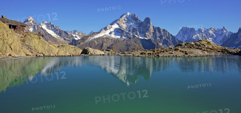 Le Lac Blanc, massif du Mont-Blanc, Haute-savoie
