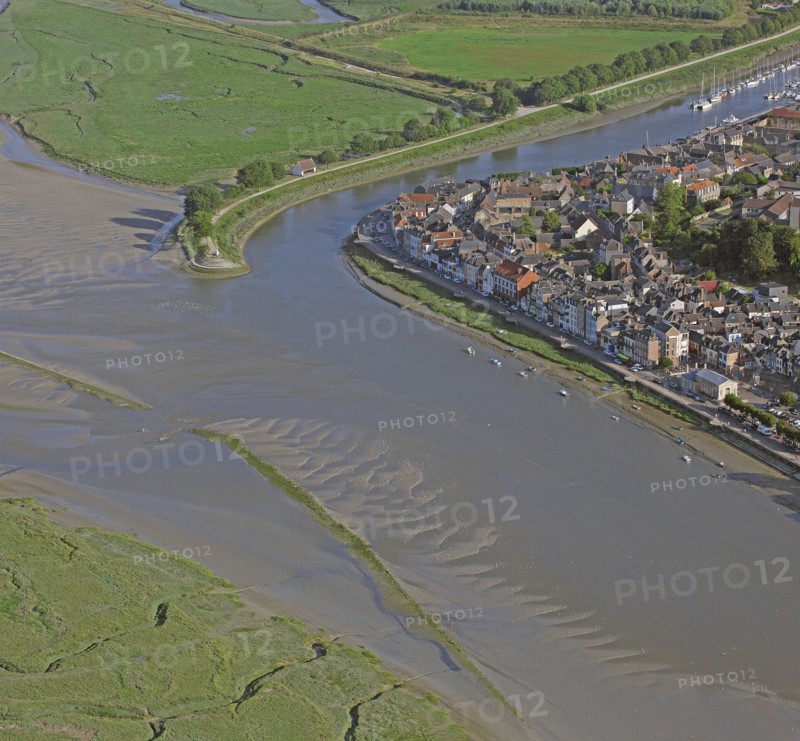 Saint-Valery-sur-Somme, vue aérienne