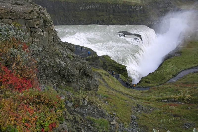 Islande, Hvita, cascade de Gullfoss