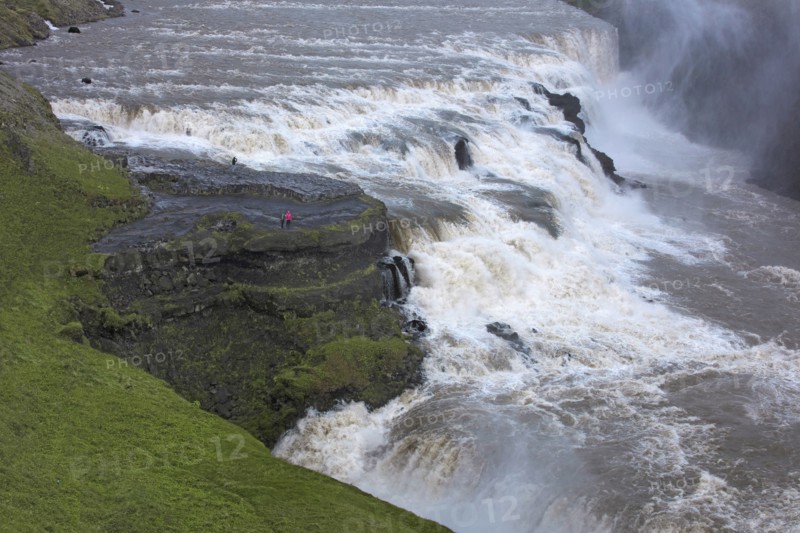 Islande, Hvita, cascade de Gullfoss
