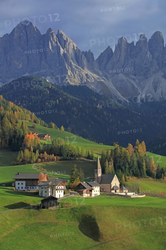 Santa Maddalena, Dolomites, Italie