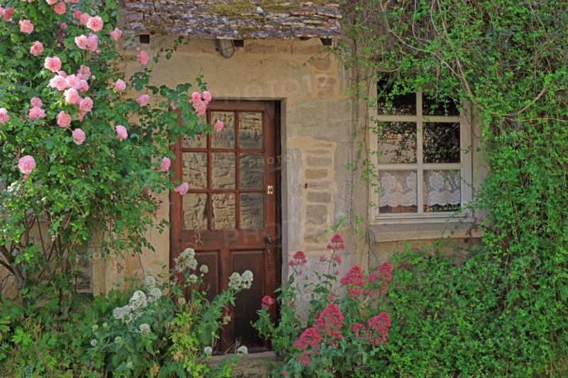 Façade d'un maison en Côte d'Or