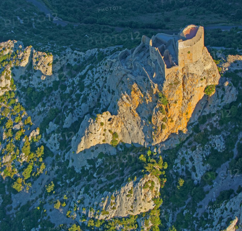 The Château de Quéribus, Aude, France