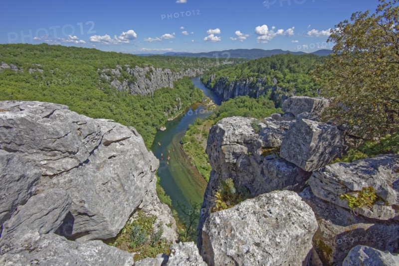 Les Vans commune, Ardèche, France