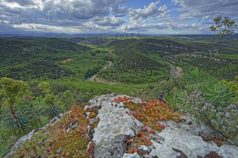 The Gorges du Gardon, Gard, France