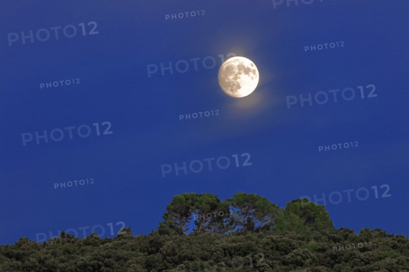 Full moon, Gard, France