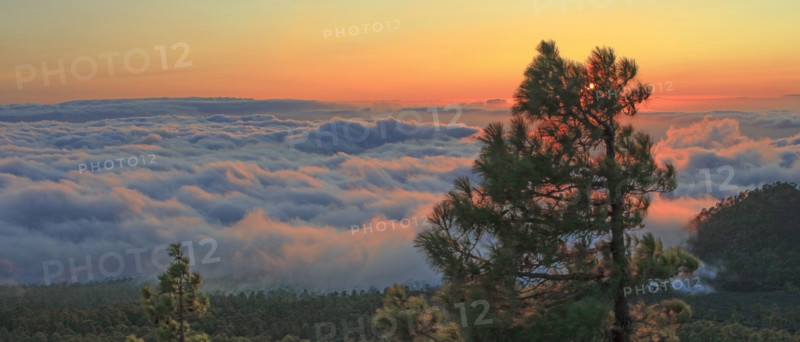 Sunset over Teide National Park