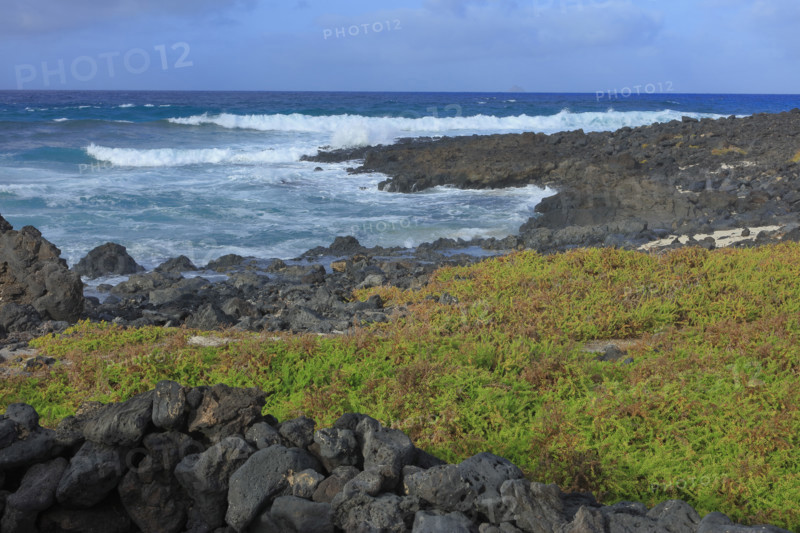 Paysage cotier la galeta Gonzalès Orzola, île de Lanzarote