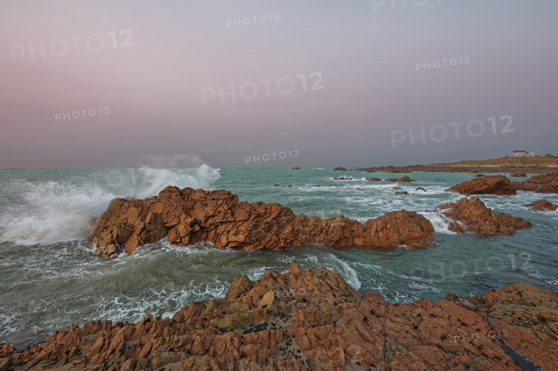 The Pointe de Jardeheu at sunset