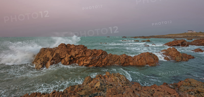The Pointe de Jardeheu at sunset