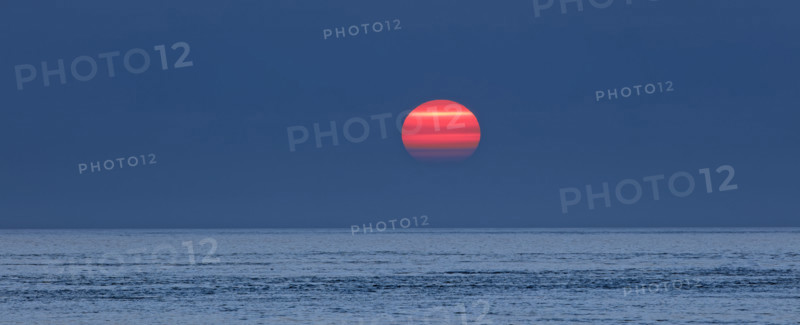 Sunset over the sea