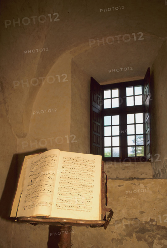 France, Normandie, sud Manche, abbaye d'hambye, livre d'heures, monument religieux, architecture gothique,