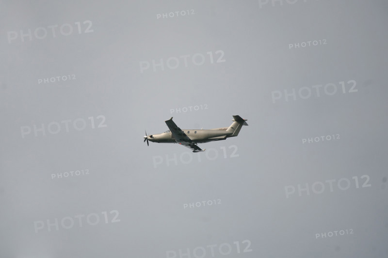France, Normandie, calvados, touques, pays d'auge, avion en route vers l'aeroport de deauville saint gatien
