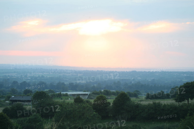 France, Basse Normandie, Calvados, bocage, ciel nuages, meteo