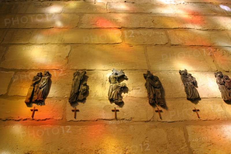 France, Haute Normandie, eure, ecouis, collegiale Notre Dame 
chemin de croix