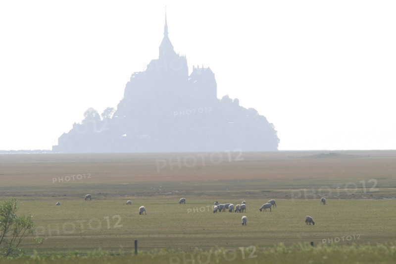 France, Mont-Saint-Michel Bay