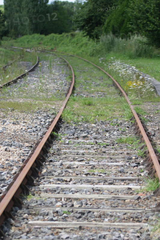 France, Basse Normandie, Manche, pays de saint lo, conde sur vire, velorail, sur l'ancienne voie ferree au bord de la vire, rails de chemin de fer, 
loisirs, personnages sur velorail