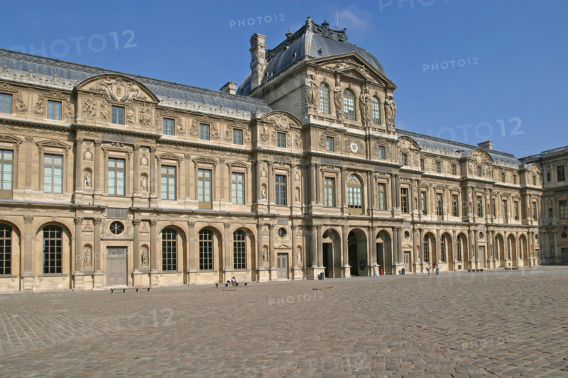 France, paved yard