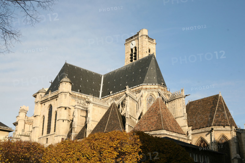 France, Paris 4e, le marais, eglise saint gervais et saint protais, rue des barres,