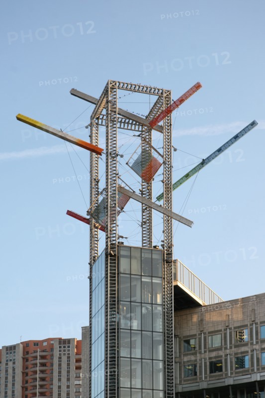 France, Paris 13, place d'italie, centre commercial Galaxie Italie, immeuble grand ecran de kenzo tange,