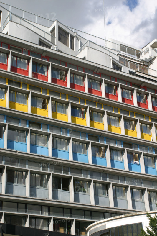 France, paris 13e, immeuble de l'armée du salut, architecte Le corbusier, 12 rue Cantagrel