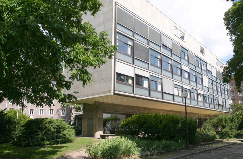 France, Paris 14e, boulevard jourdan, cité internationale, fondation suisse, architecte Le Corbusier,