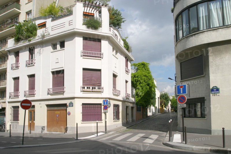 France, Paris 14e, villa seurat, rue d ela tombe issoire, maison et ateliers d'artistes,