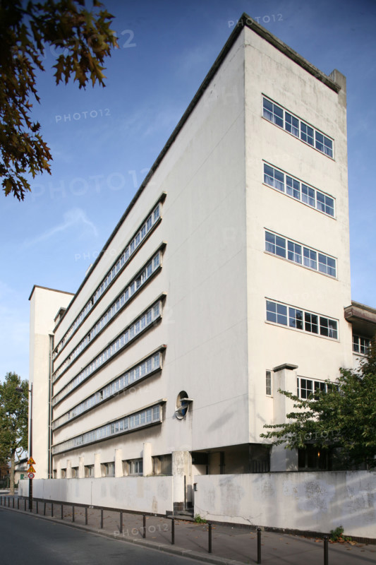 France, Paris 14e, boulevard jourdan, cité internationale, 
collège neerlandais, architecte le corbusier,