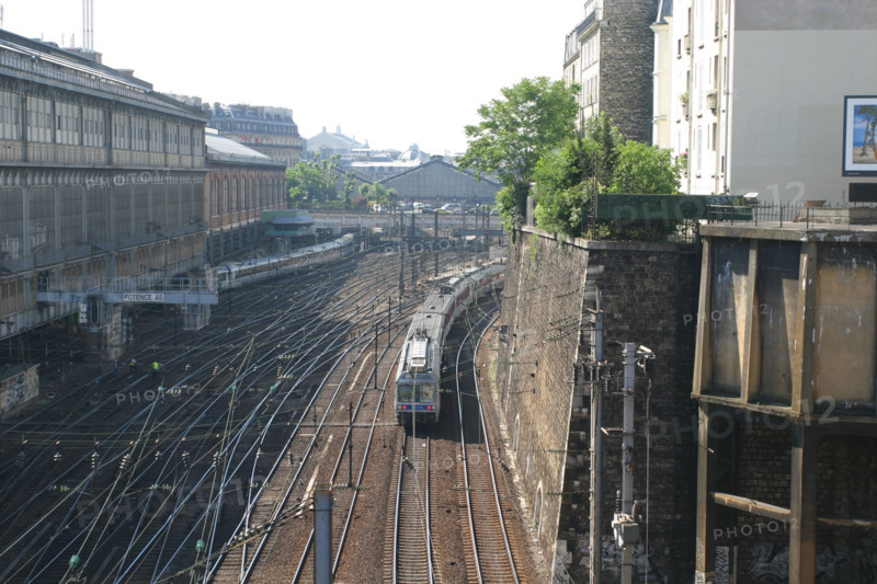 France, tracks at gare saint lazare