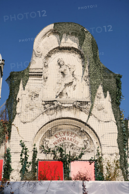 France, Paris 18e, butte Montmartre, boulevard de rochechouart, elysee Montmartre, salle de spectacle, rock,