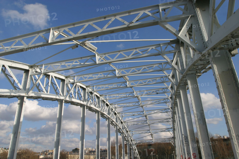 France, metallic bridge
