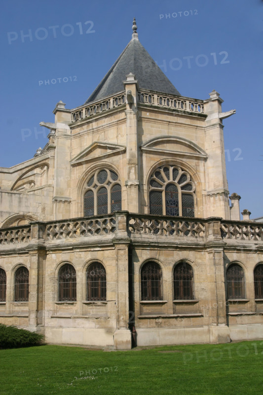 France: Normandie, Seine Maritime, le havre, chevet de la cathedrale notre-dame, l'un des rares monuments d'avant guerre de la ville,