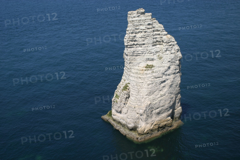 France, Normandie, Seine Maritime, cote d'albatre etretat, falaise d'aval, l'aiguille, mer,