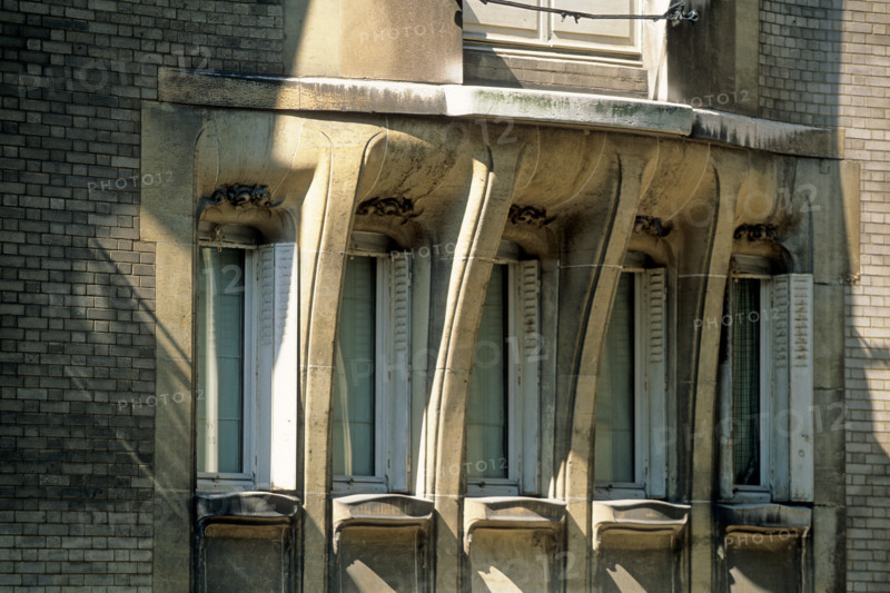 Hôtel Guimard à Paris (détail)