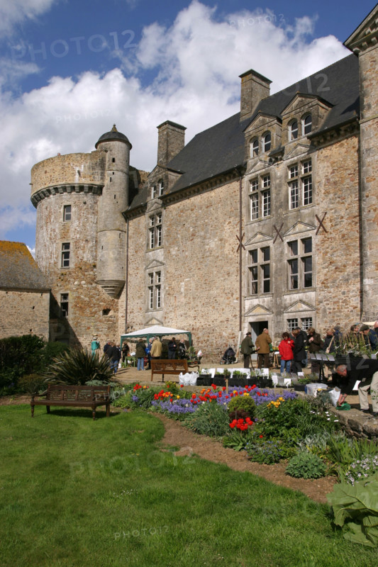 France, Basse Normandie, Manche, Cotentin, chateau de crosville sur douve, michele le fol, journee des plantes franco britannique,