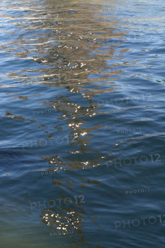 France, reflections of the tower in the seine