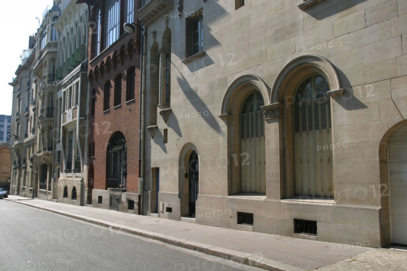 France, facades in a row