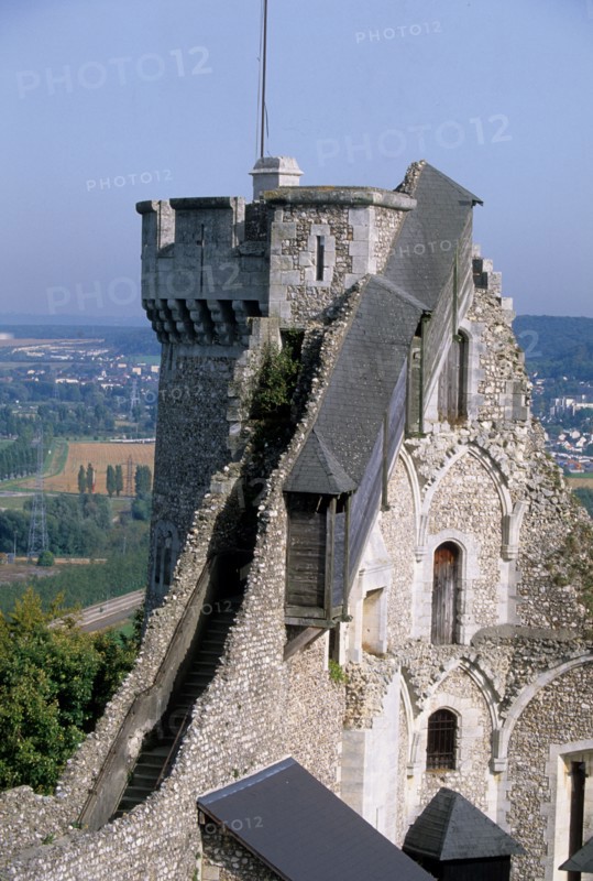 France, Haute Normandie, Seine Maritime, vallee de la Seine, moulineaux, chateau de robert le diable, chateau fort, duc de Normandie, vestige, forteresse, ruine, vikings,