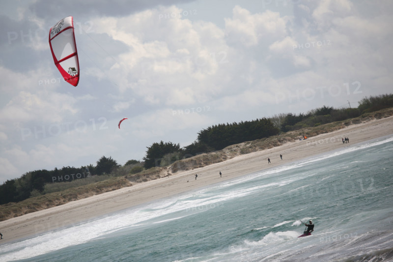 France, Bretagne, Finistere sud, pays bigouden, pointe de la torche, sable, dunes, spot de surf, kyte surf,