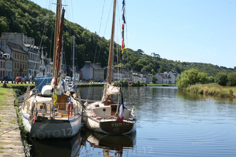 France, the nantes canal in brest
