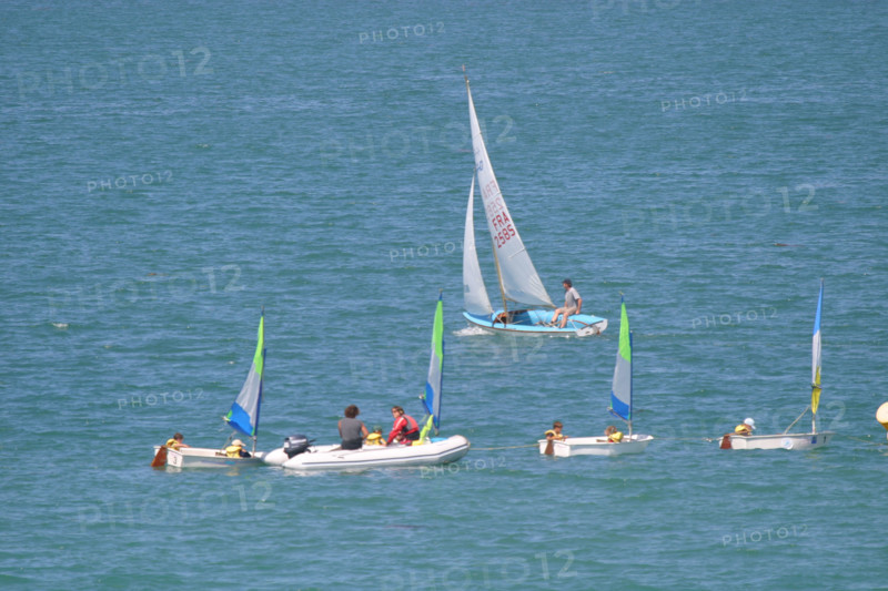 France, Basse Normandie, Manche, saint martin de brehal, plage, sable, ecole de voile, activites nautiques, optimist, enfants, mer,