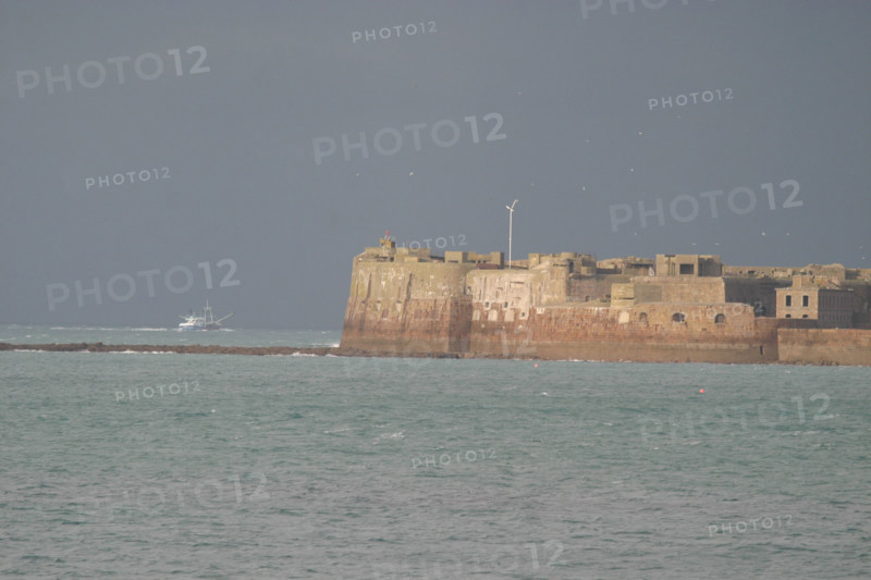 France, Basse Normandie, Manche, Cotentin, Cherbourg, rade, marine nationale, seconde guerre mondiale, fort de l'ile pelee, grande rade est