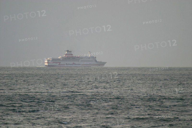 France, Basse Normandie, Manche, Cotentin, Cherbourg, rade, grande rade est, ferry Brittany ferries