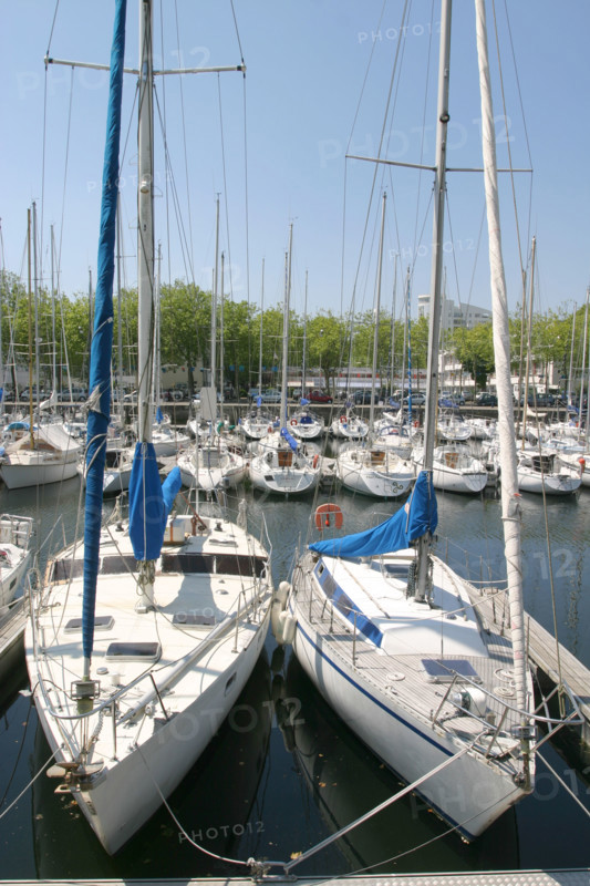 France, Bretagne, Morbihan, lorient, port de plaisance, bassin, bateaux de plaisance, quai des indes,