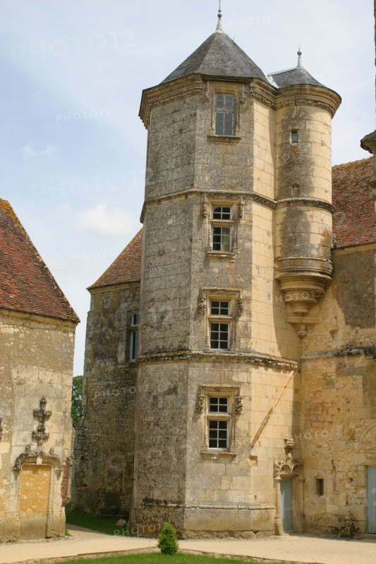 France, Basse Normandie, orne, sainte gauburge, prieure, tour,