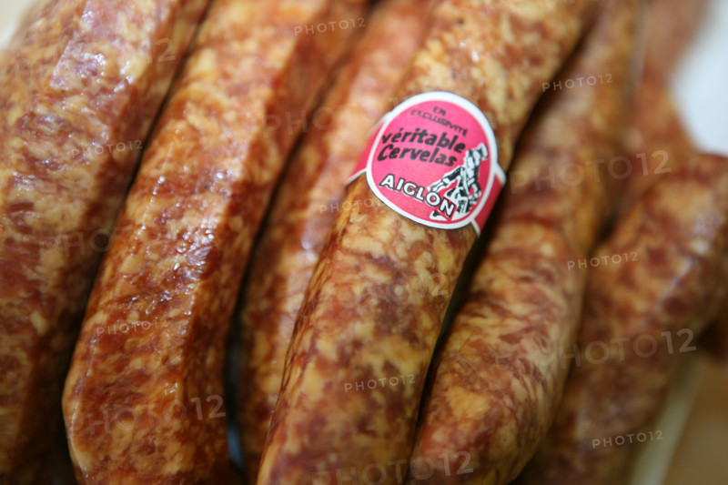France, Basse Normandie, orne, gastronomie, produit local, cervelas aiglon,