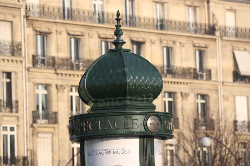 France, advertising column