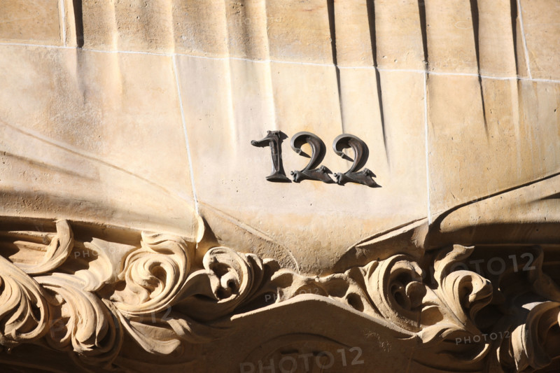 Hôtel Guimard à Paris (détail)